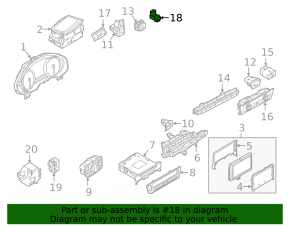 Air Quality Sensor Audi A6 C7 12-18