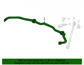 Front stabilizer Honda Insight 19-22