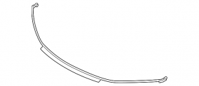 Front hood seal BMW X5 F15 14-18 on bumper