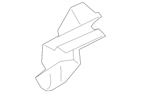 Left Lexus CT200h 11-17 Left Fender Central Bracket