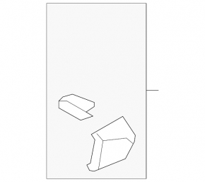 Gray start button cover for Toyota Camry v40