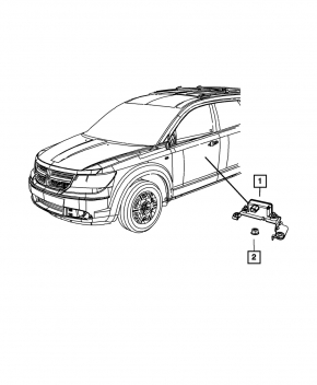 YAW RATE SENSOR Dodge Journey 11-