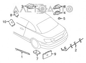BMW 335i e92 fin antenna 07-13