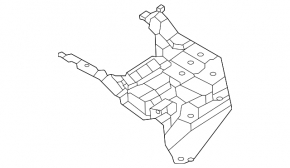 Front right underbody protection for Nissan Ariya 23-25