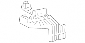 Positive terminal of Toyota Prius 30 10-15 battery without cover
