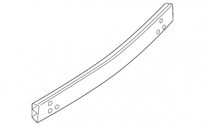 Rear Bumper Reinforcement Nissan Sentra 13-19