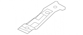 Radiator grill bracket grill right Hyundai Santa FE Sport 13-18 rust