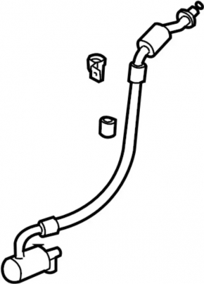 Air conditioning hose compressor-heater first Infiniti FX35 03-08