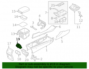 Kia Sorento 16-20 Center Console Air Vent Deflector