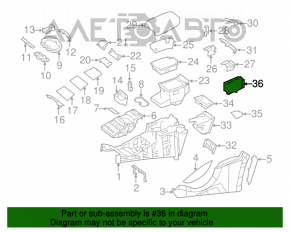 Rear climate control control Mercedes W164 ML
