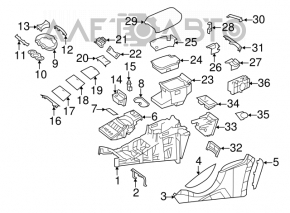Rear climate control control Mercedes W164 ML
