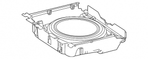 Mercedes W167 GLE 350 450 20-23 boot floor trim for cleaning