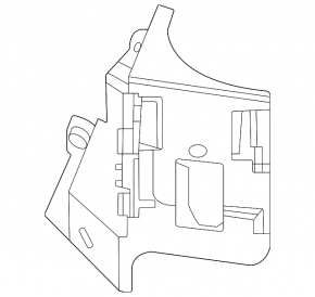 BSM Blind Spot Sensor Bracket Left Ford Mustang Mach-E 21-23 Rear