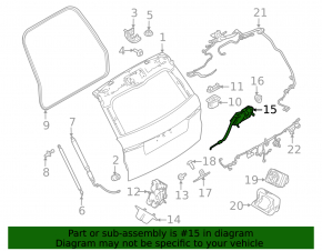 Tailgate closer Land Rover Discovery 17-25