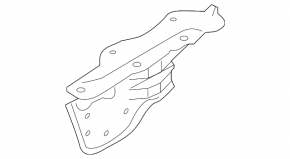 Right hood hinge for Land Rover Range Rover Velar 18-23
