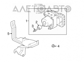 ABS ABS Mitsubishi Galant 04-10