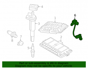 Crankshaft sensor BMW X5 E70 07-10 3.0