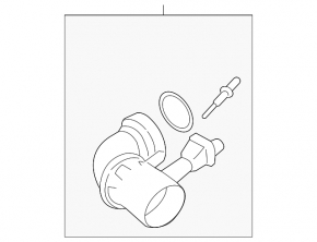 Turbocharger pipe BMW 7 16-22 4.4 N63M30 B7 right