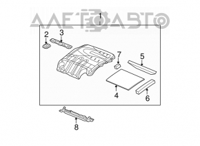 07-09 Acura MDX Engine Cover