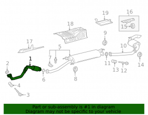 Rear catalyst Lexus NX300h 15-21