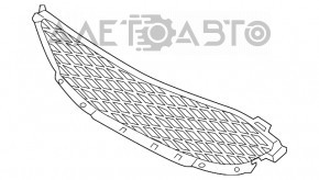 Radiator grill grill Ford Escape MK4 20-22 mesh black mat OEM