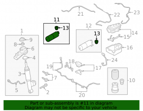 Air suspension receiver right Volvo XC60 18-23