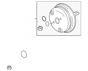 BMW X5 F15 16-18 Plug-in Vacuum Booster