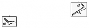 Right front panel molding for Buick Encore 17-22 black