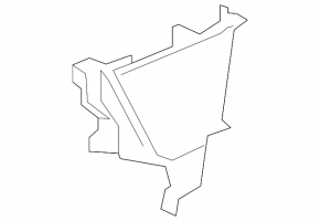 Front bumper air duct left Audi A6 C8 19- inner part