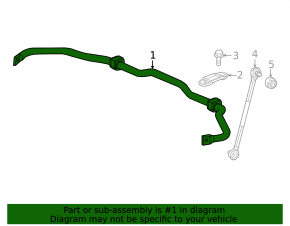 Front stabilizer bar Honda Civic XI FE/FL 22-26 5d