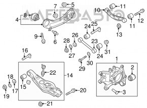 Rear right axle Kia Sorento 16-20 FWD