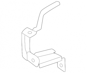 Front bumper bracket left Nissan Murano 25-26
