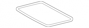 Toyota Camry v40 sunroof inner seal, gray