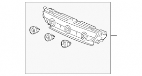 Climate Control Honda Accord 18-22 hybrid