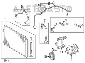 Lexus NX300h 15-21 Air Conditioning Compressor