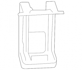 Rear bumper parking sensor bracket for Lexus GX460 14-19 rest.