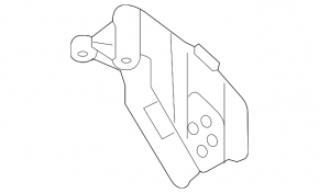 Gearbox support bracket Porsche Cayenne 958 11-17