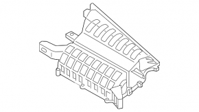 The heater housing is bare, the upper part is Kia Niro 17-19 HEV, PHEV