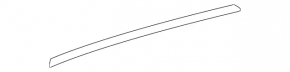 Upper rear left door molding Mercedes GLC 16-22 chrome