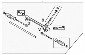 Mazda 3 14-18 BM steering rack