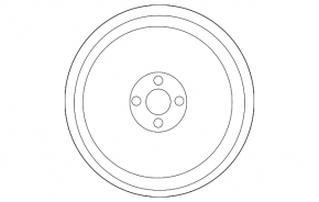Spare tire for Ford Fiesta 14-19 R15