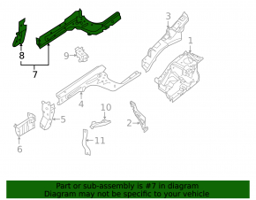 Front left quarter Nissan Sentra 13-19 1.8