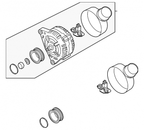 Alternator Audi A6 C7 12-15 2.0T 150 Amp, Valeo
