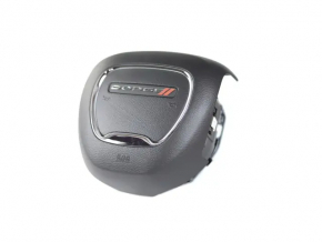 Airbag in the steering wheel driver's Dodge Charger 15-23 rest, black, shot, peeled chrome