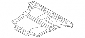 Engine protection BMW 4 F32/36 14-20 Coupe, Gran Coupe, AWD, iron