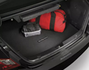Small trunk mat Hyundai Sonata 11-13 hybrid, cloth black,