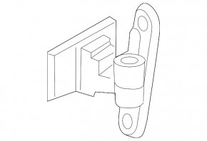 Door hinge lower front right BMW 7 G11 G12 16-22