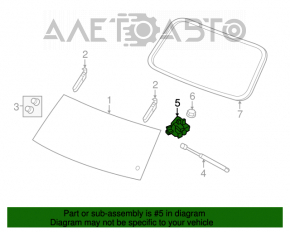 Jeep Grand Cherokee WK2 11-13 Tailgate Glass Lock