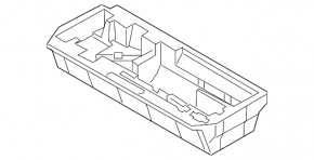 Foam plastic for the Audi E-Tron 19-23 instrument
