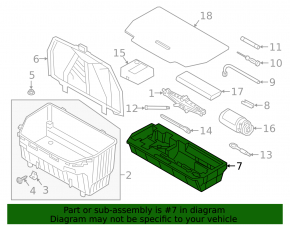 Foam plastic for the Audi E-Tron 19-23 instrument